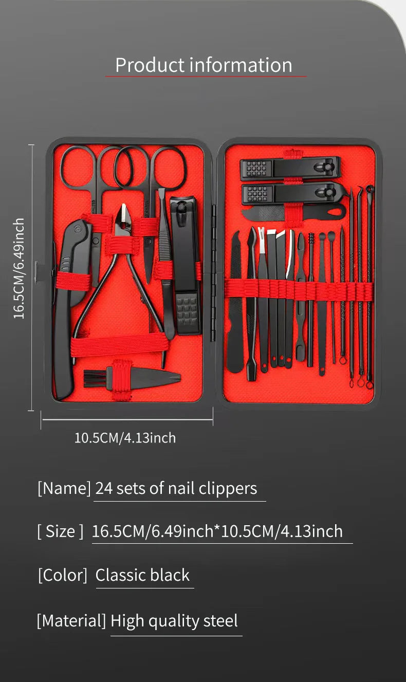 Professional Nail Clipper Manicure Set | Complete Grooming Tools