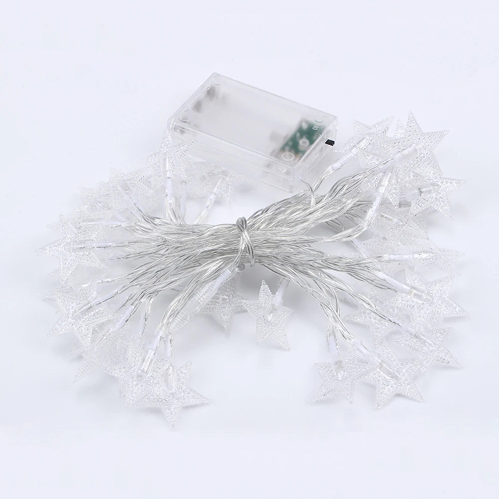 LED Star Fairy String Lights ✨⭐ | Outdoor Garland Bulb Lights for Home, Garden & Events