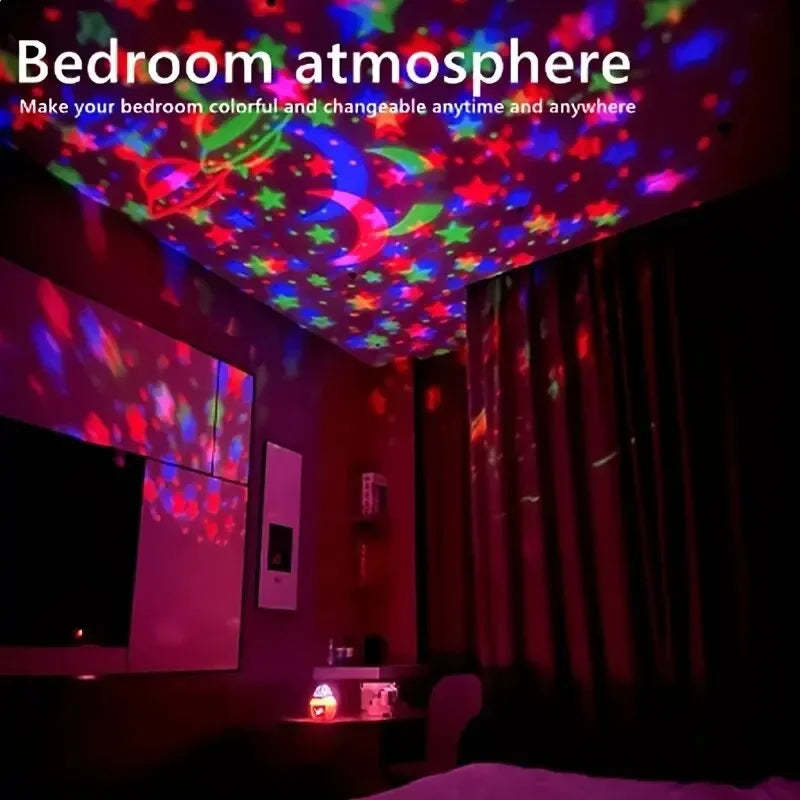 Galaxy Starry Sky Projector Light 🌙🌌✨ | Colorful LED Magic Ball Night Lamp for Dreamy Home Décor