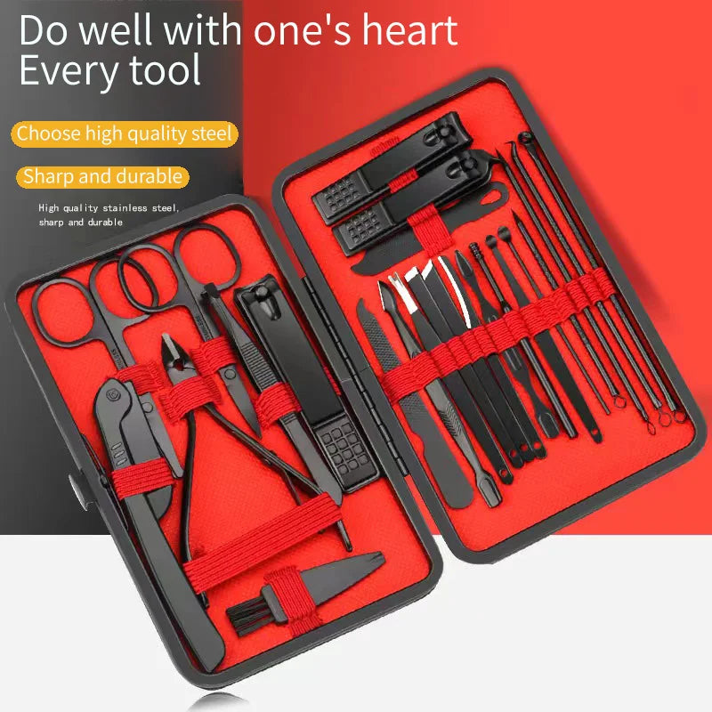 Professional Nail Clipper Manicure Set | Complete Grooming Tools