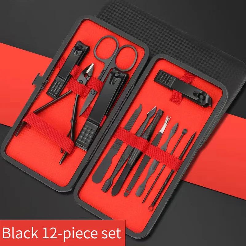 Professional Nail Clipper Manicure Set | Complete Grooming Tools