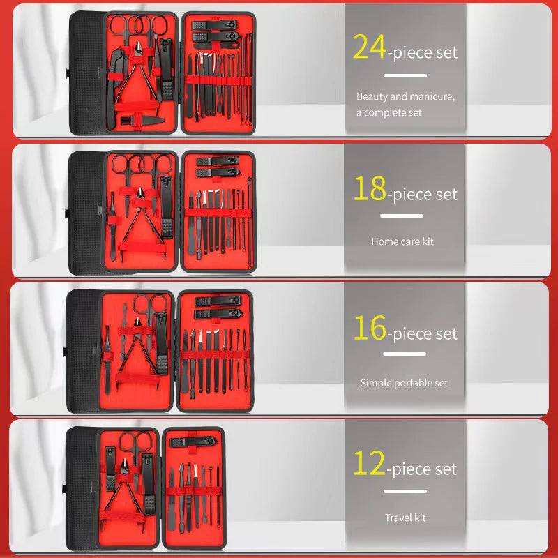 Professional Nail Clipper Manicure Set | Complete Grooming Tools