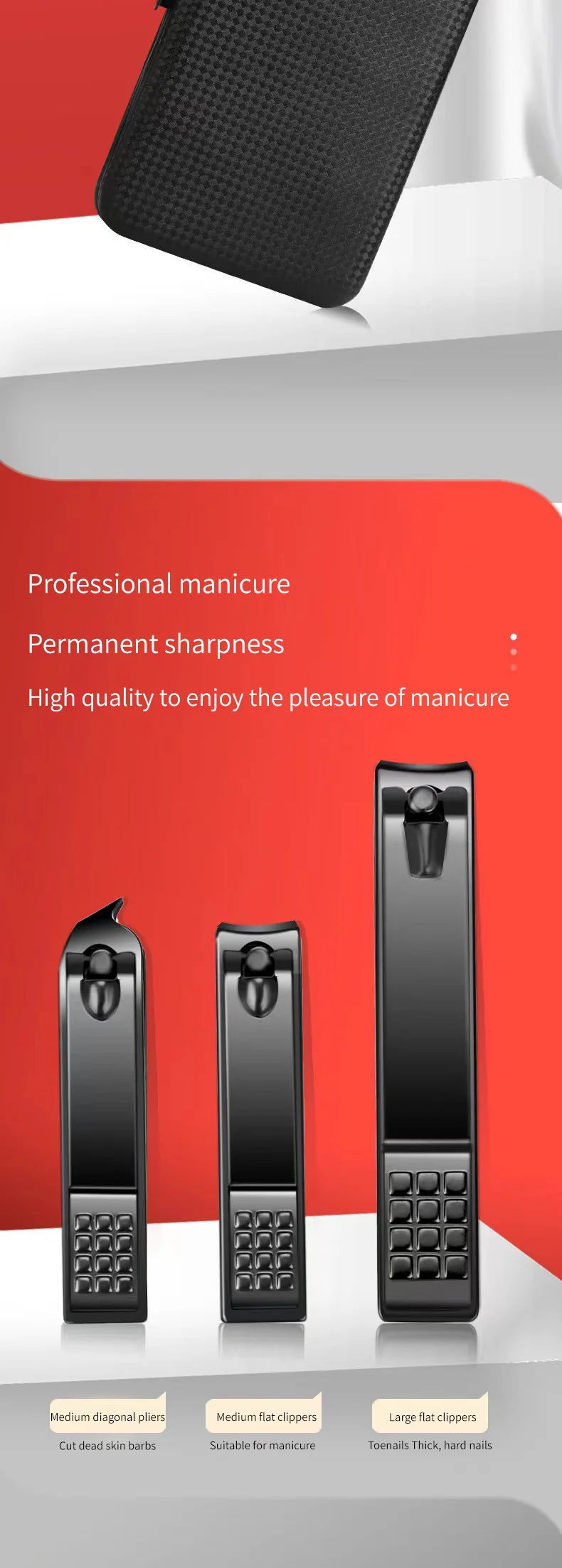 Professional Nail Clipper Manicure Set | Complete Grooming Tools