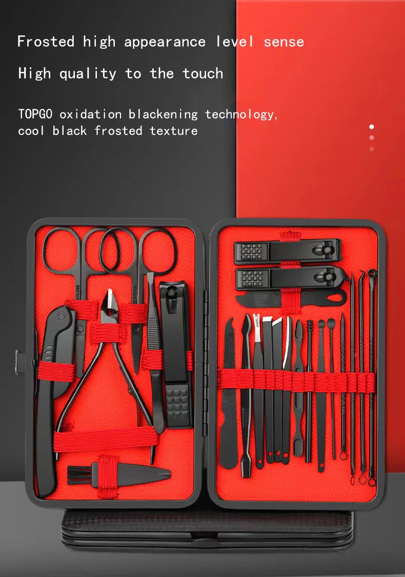 Professional Nail Clipper Manicure Set | Complete Grooming Tools