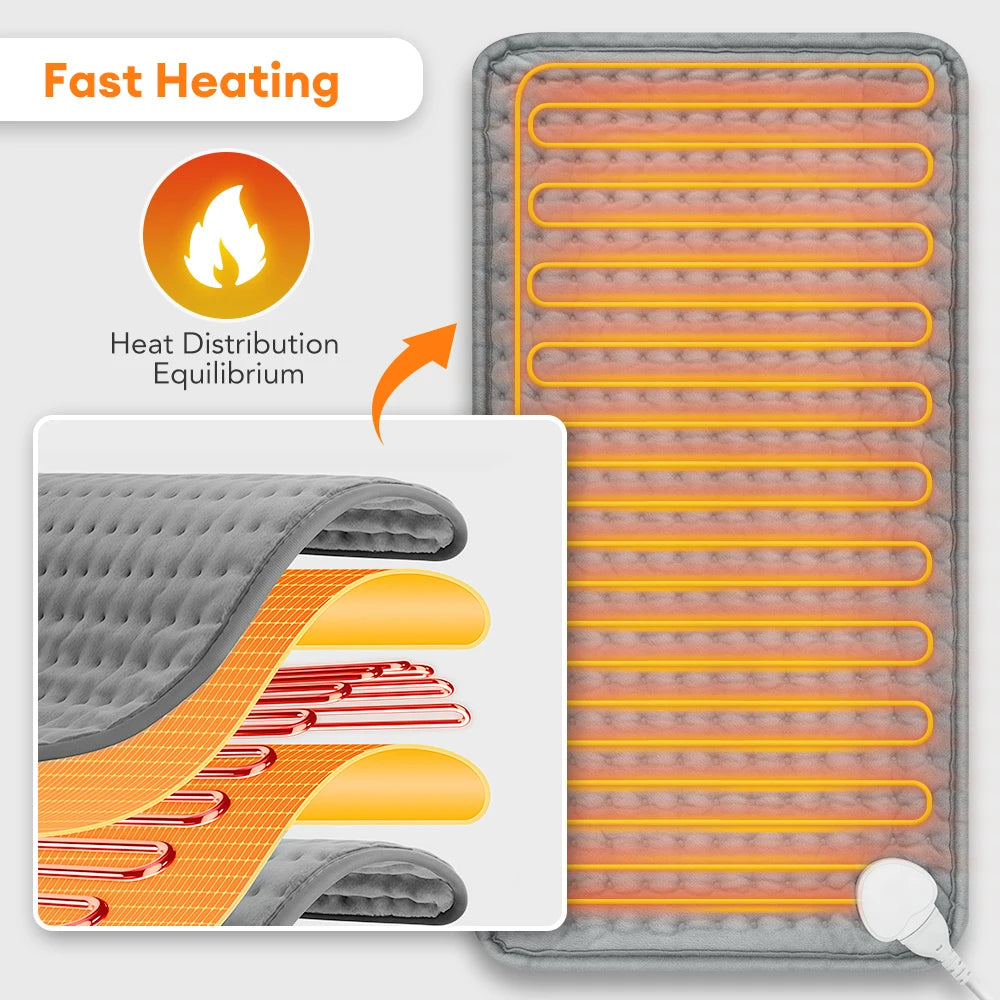 Portable Electric Heating Mat | 30×60cm Warm Therapy Pad for Home & Office