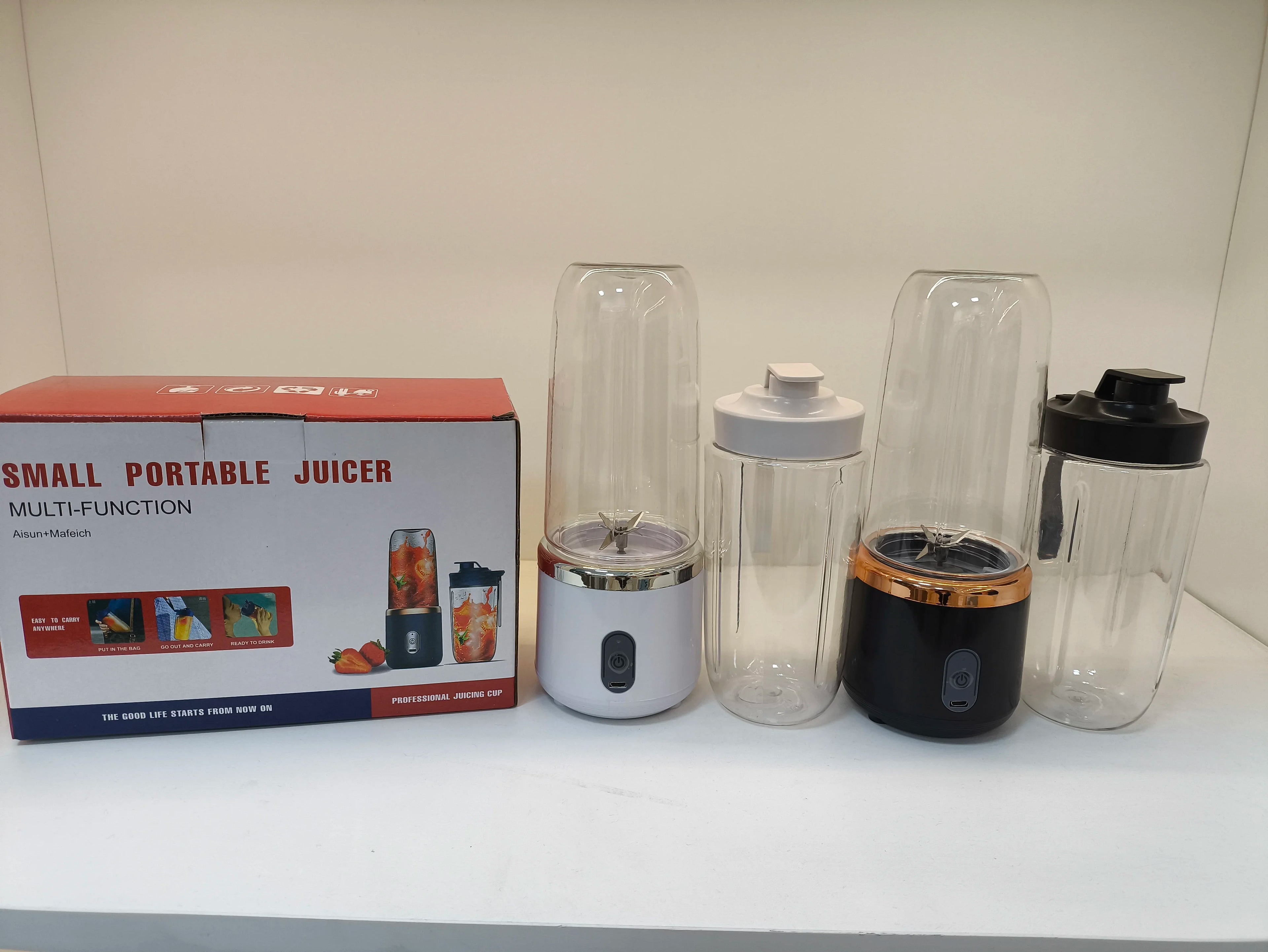 Portable 400ml USB Electric Juicer Cup | 6-Blade Smoothie & Shake Blender
