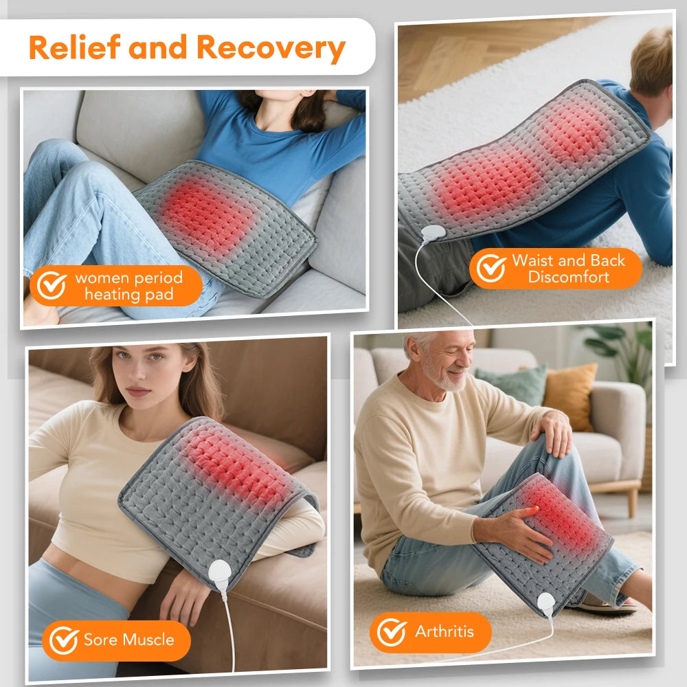 Portable Electric Heating Mat | 30×60cm Warm Therapy Pad for Home & Office