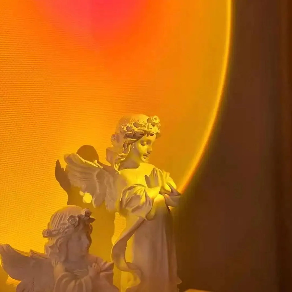 Sunset Projection Ambiance Light | USB-Powered Mood Lamp for Cozy Spaces