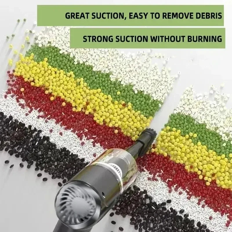 Wireless 120W Vacuum Cleaner | Dual-Use for Home & Car Cleaning