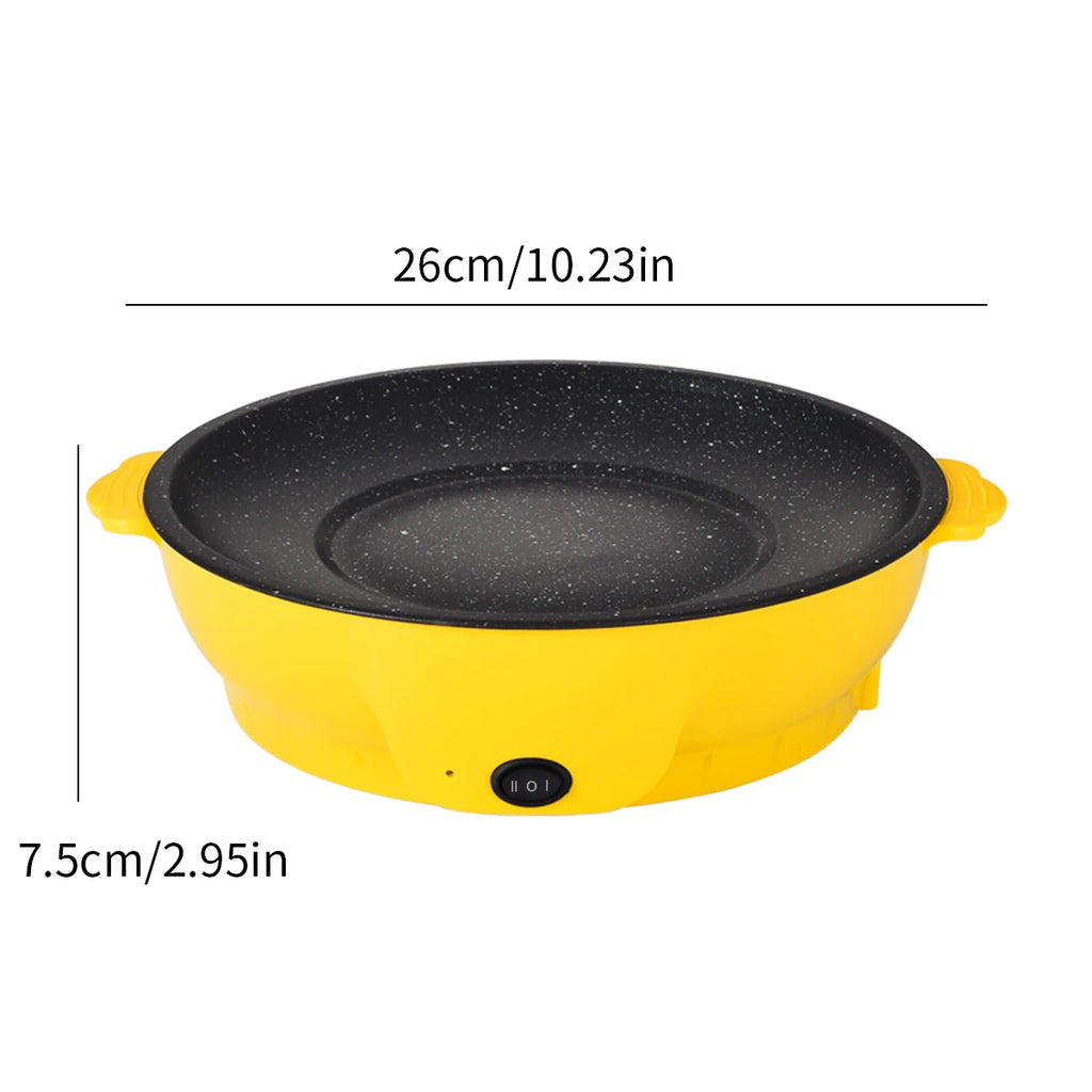 220V Electric Baking & Grill Pan | Non-Stick Kitchen Barbecue Tool