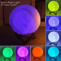 LED Moon Book Night Light | Galaxy Bedroom Lamp