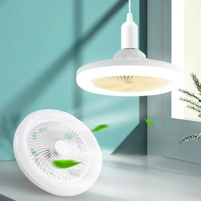 3-in-1 Ceiling Fan Light 💡 Remote Control | Rotatable Design | E27 Base for Home Lighting