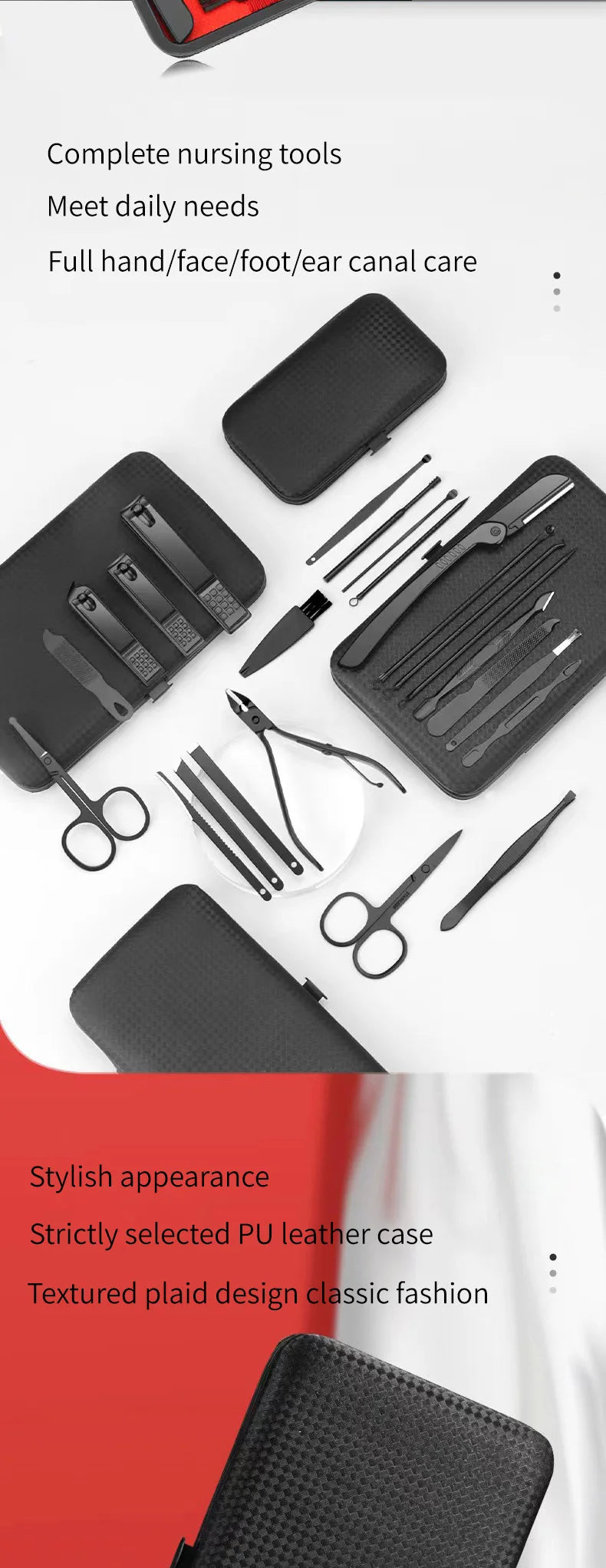 Professional Nail Clipper Manicure Set | Complete Grooming Tools