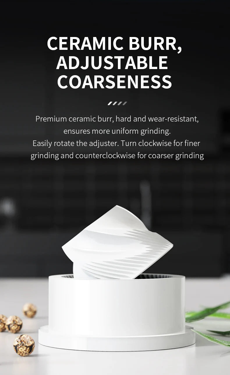 USB Rechargeable Electric Salt & Pepper Grinder