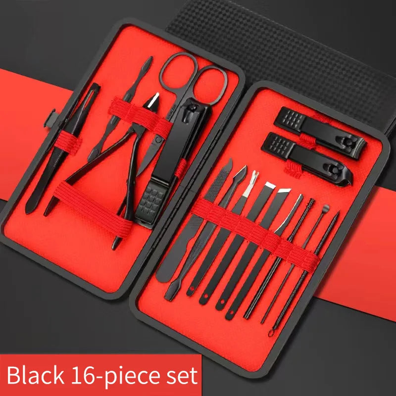 Professional Nail Clipper Manicure Set | Complete Grooming Tools