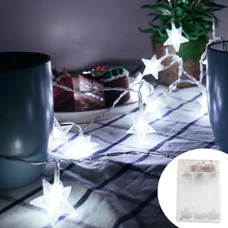 LED Star Fairy String Lights ✨⭐ | Outdoor Garland Bulb Lights for Home, Garden & Events